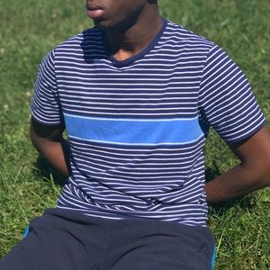Blue Le Tigre striped tee - Men’s Size L